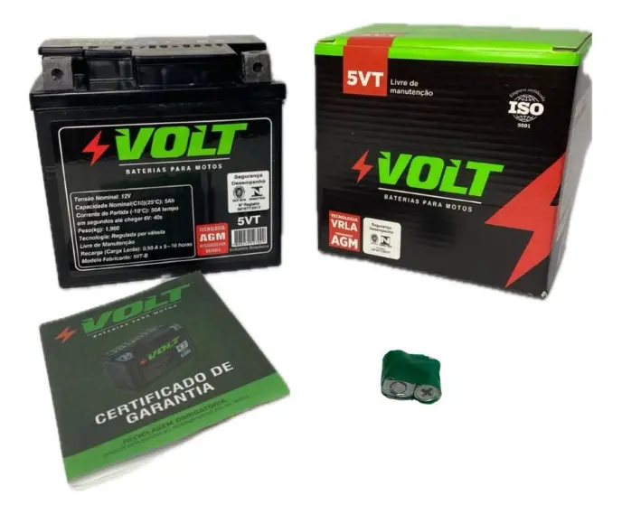 Moto Honda Cg 125/150 Nxr/titan/fan Bateria Volt 5ah — foto 5