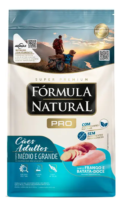 Loja Yvykatu — Produtos para sua vida saudável Ração P/caes Adulto Formula Natural Pro Medio E Grande 15kg