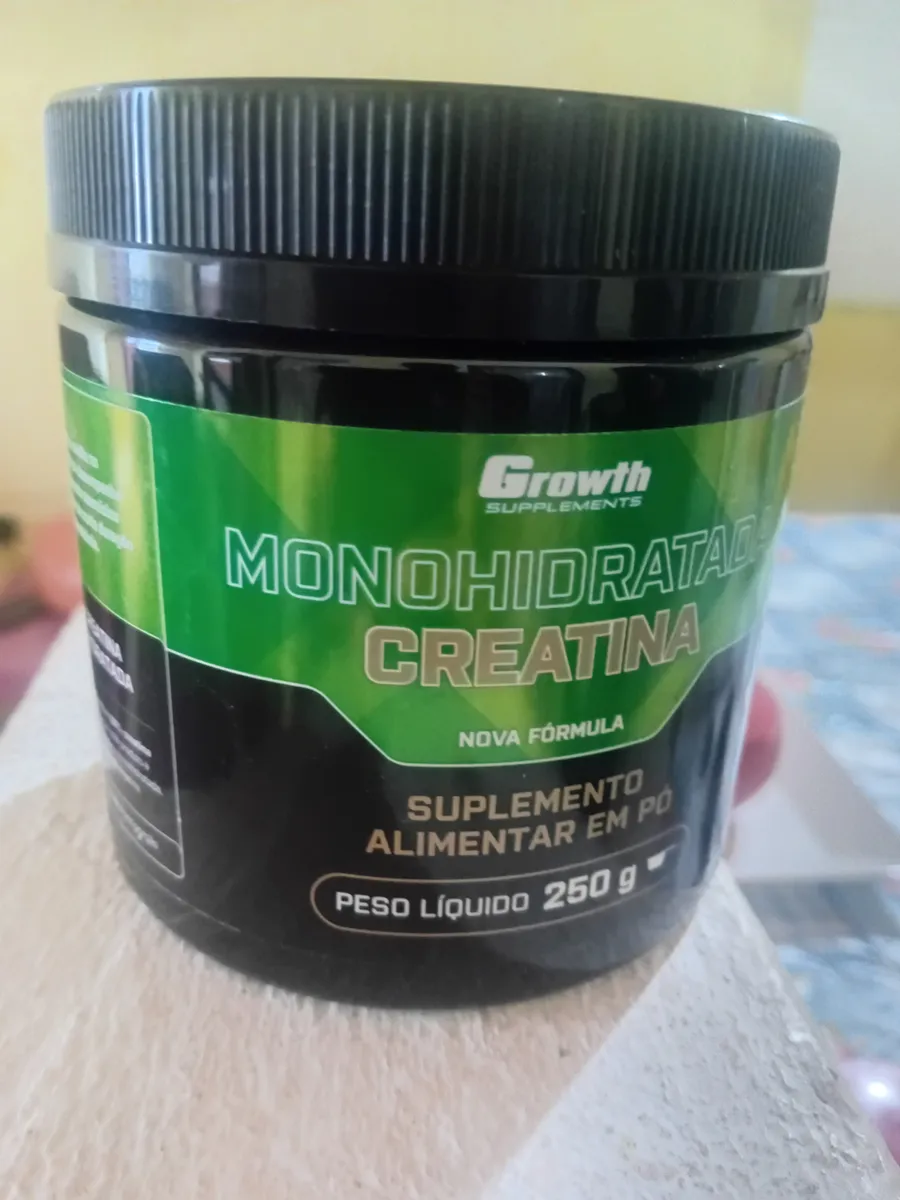 Creatina Monohidratada 250g Growth Supplements - Sem sabor em Pó