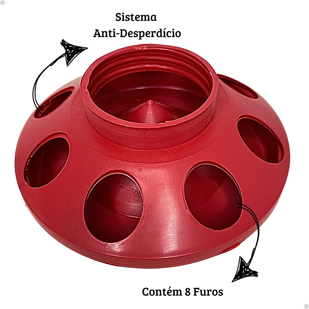 Kit 3 Comedouro Automatico Aves Pintinhos Codornas 1,5kg — imagem 5