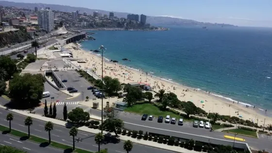 Hermoso Departamento Amoblado Vista Al Mar- Viña Del Mar