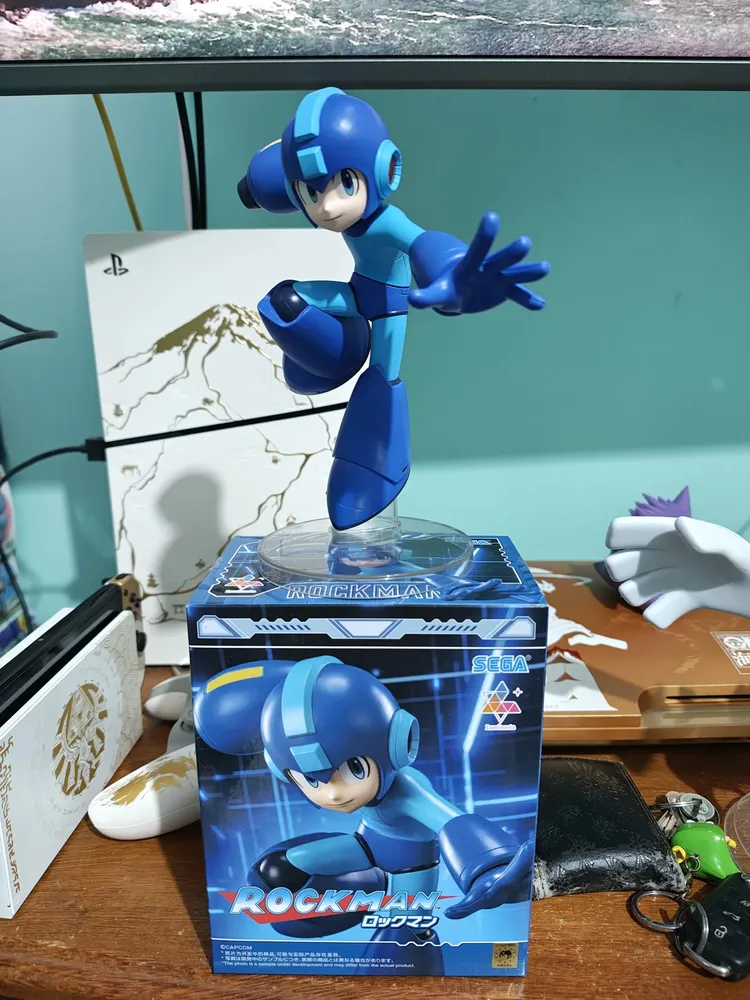 Sega Luminasta Rockman Megaman Figure | Parcelamento sem juros