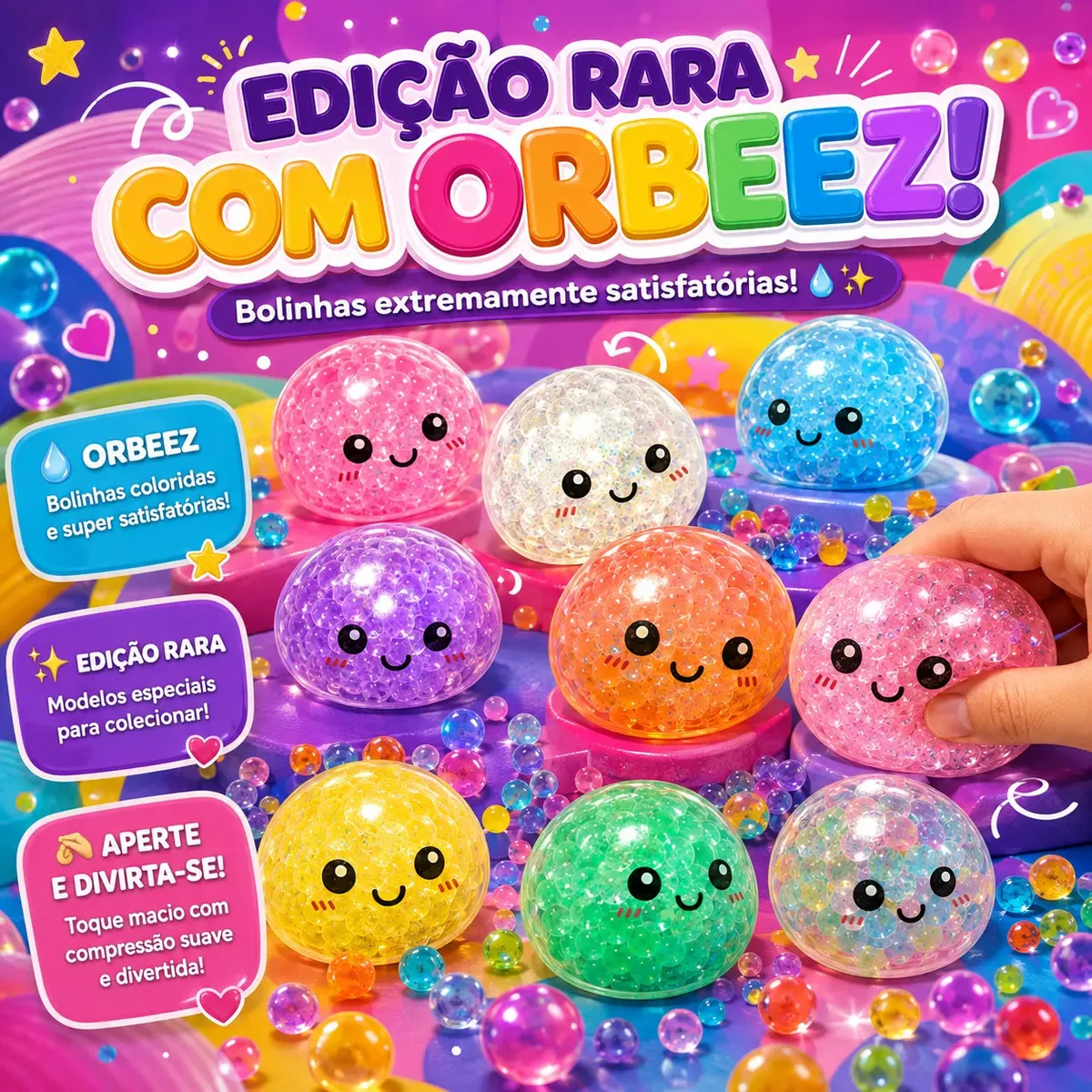 Taba Squishy Surpresa Raro
