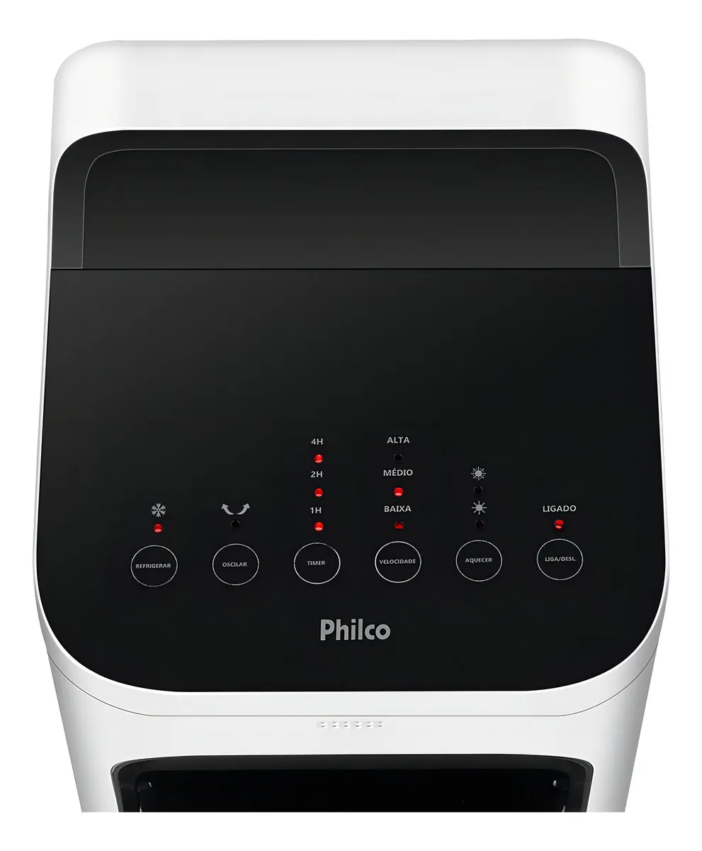 Climatizador De Ar Quente E Frio Com Controle Remoto Philco Cor Branco 220v - Imagem 4