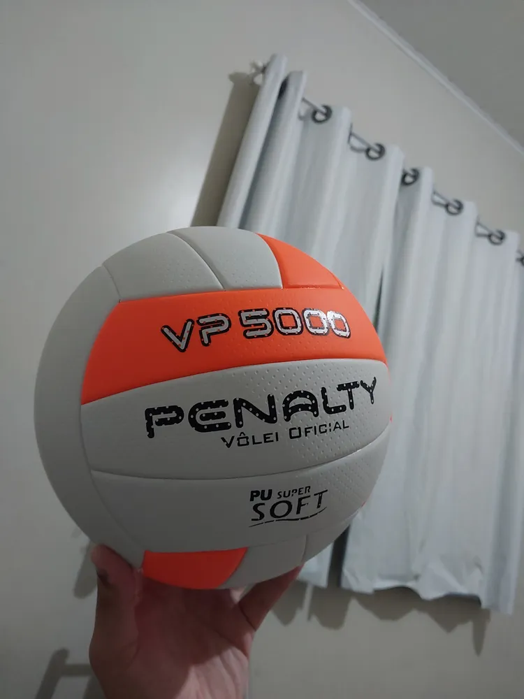 Bola De Vôlei Vp 5000 X Branca E Laranja Penalty - Imagem 4