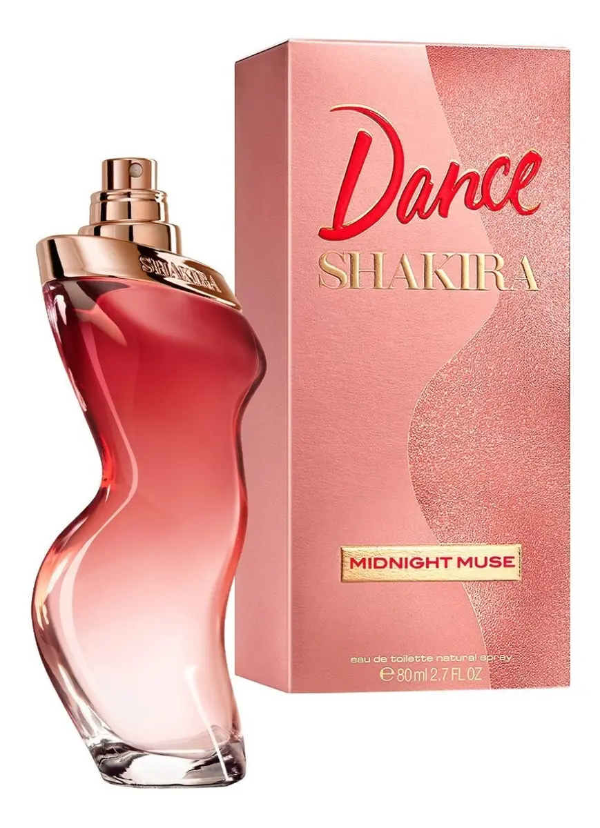Conjunto composto pelo frasco do perfume e sua caixa rosa original