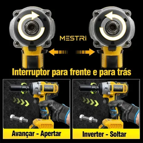 Chave de Impacto e Parafusadeira a Bateria 21V Brushless 4Ah 3 — foto 6