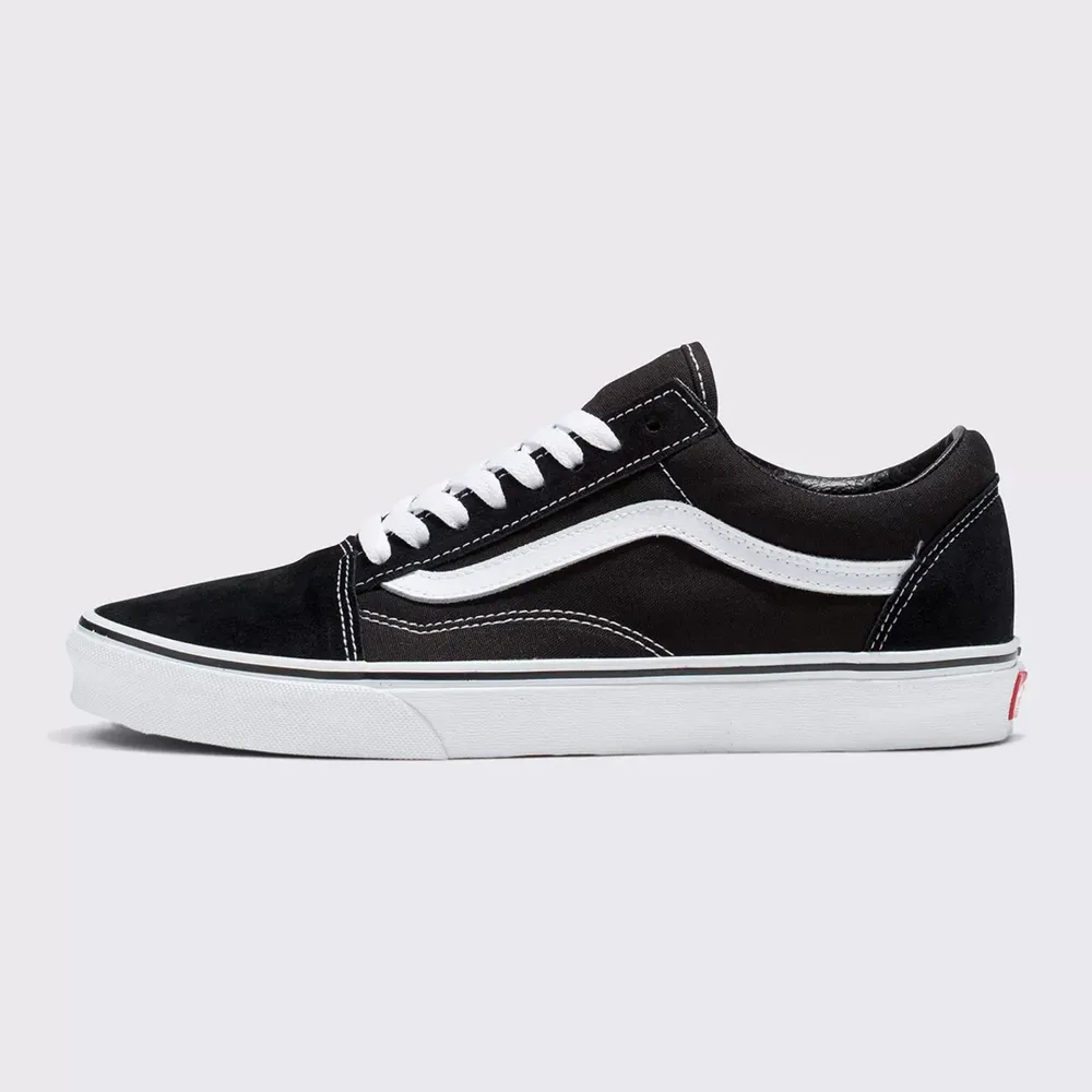 Tênis The Old Skool Tradicional Cano Baixo Classico Original Preto/branco 40 Br