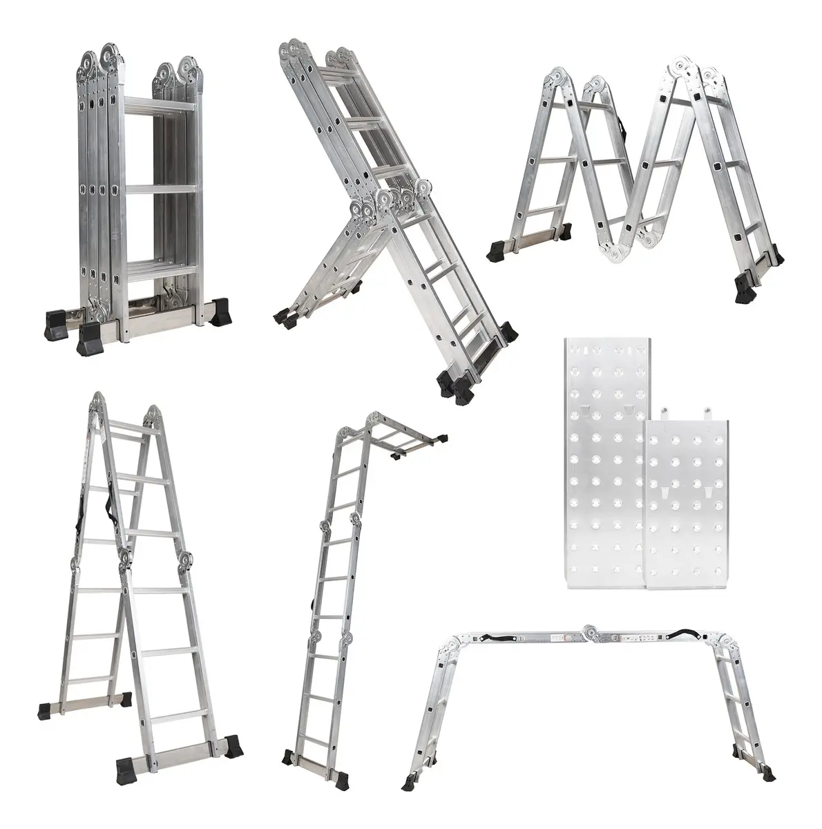 Escalera telescópica multiposición