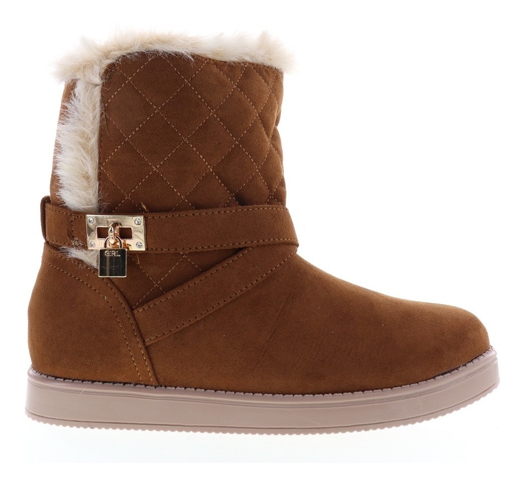 Botas Tipo Ugg Mujer De Moda Negro Y Orce Meses sin intereses