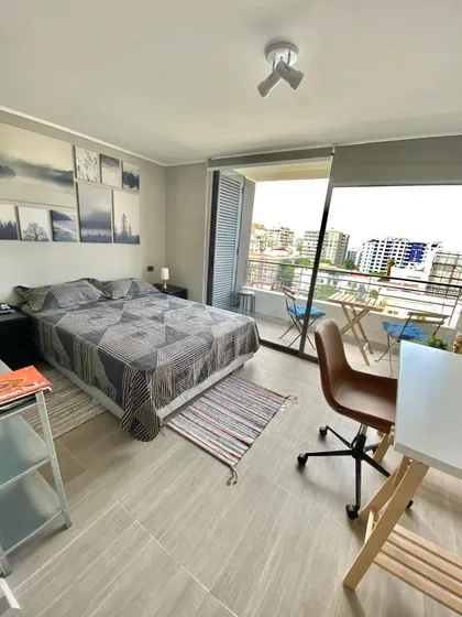 Departamento Estudio Amoblado, Metro Ñuñoa, Ñuñoa