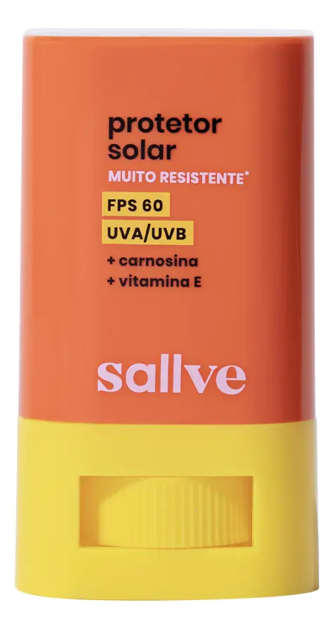 Protetor solar bastão FPS 60 Sallve 15g