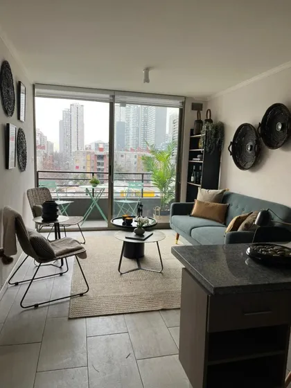 $280mil Depto 42m2 Mtro Ecuador 1d 1b Gran Terraza 