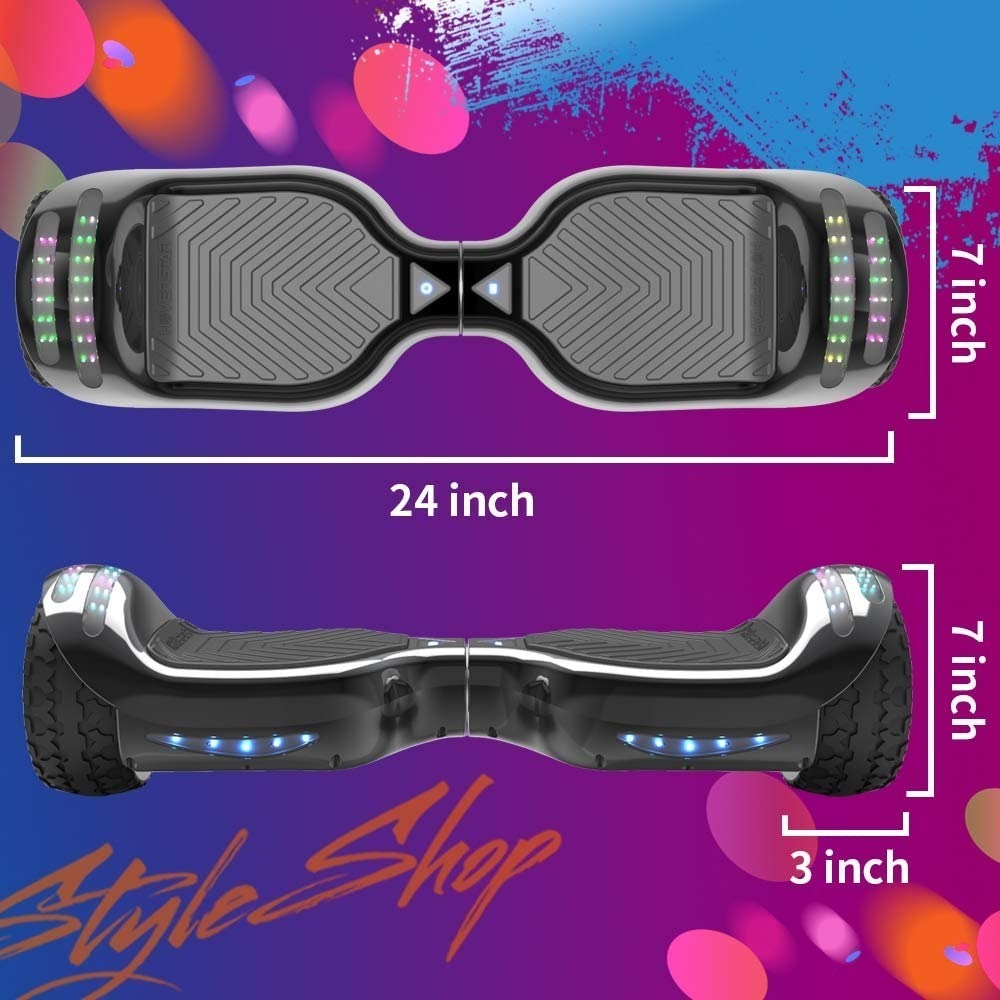 Hoverboard Hoverstar Hs 2.0v Todo Terreno Bluetooth Negro | Mercado Libre