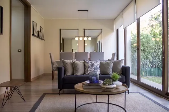 Arriendo Espectacular Departamento Con Jardín!!