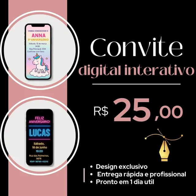 Convite Interativo Personalizado 