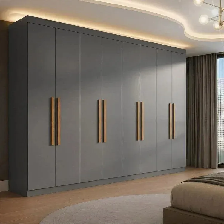 Guarda Roupa Casal 8 Portas 4 Gavetas Paris Espresso Móveis Onix
