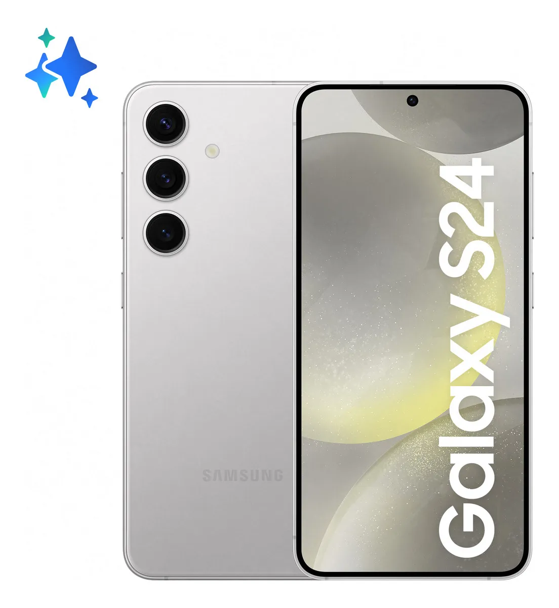 Celular Samsung Galaxy S24, Galaxy Ai, Câmera Tripla Traseira De Até 50mp, Selfie De 12mp, Tela De 6.2 1-120hz, 256gb, 8gb De Ram, Esim Cinza