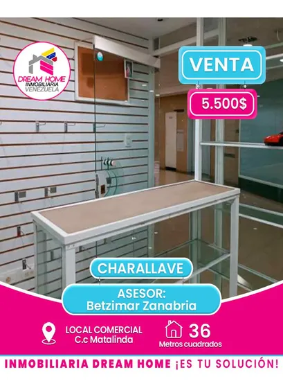 Local En Venta  C. C Matalinda  Charallave 