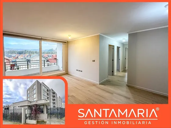 Arriendo Dpto. 3 Dorm Con Estac En Valle Noble, Concepción