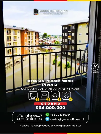 Oferta! Departamento En Mirasur Semi Nuevo (167922)