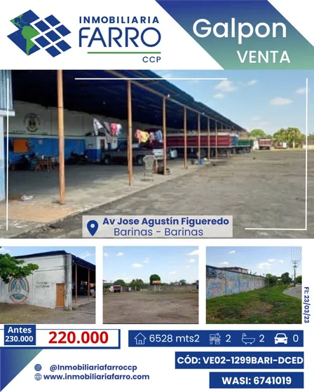 Se Vende Patio Empresarial En Barinas Ve02-1299bari-dced