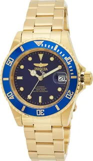 Invicta azul con dorado best sale