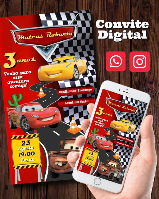 Convite Digital  - Temas Váriados