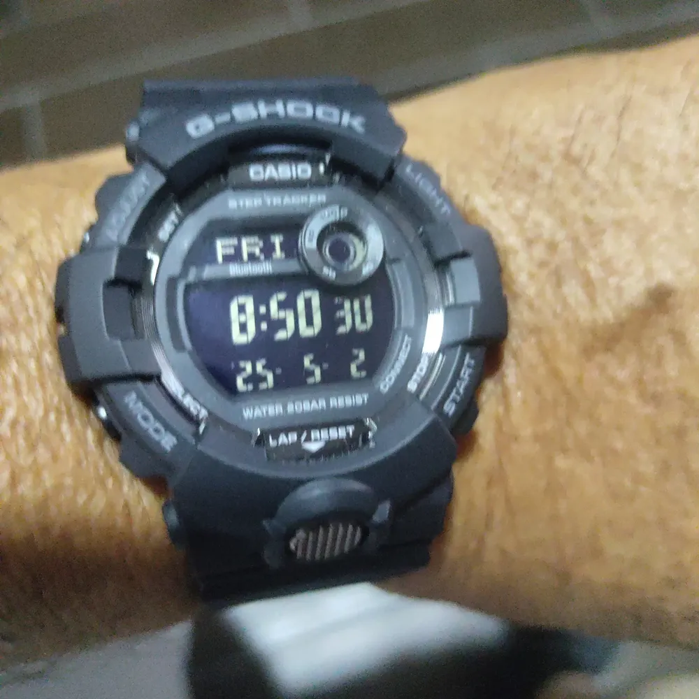 Cor original da pulseira masculina Casio G-shock GBD-800-1b Cor da