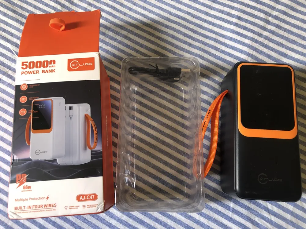 Power Bank Turbo Carregador Portátil 50.000mah Turbo 22.5w Premium