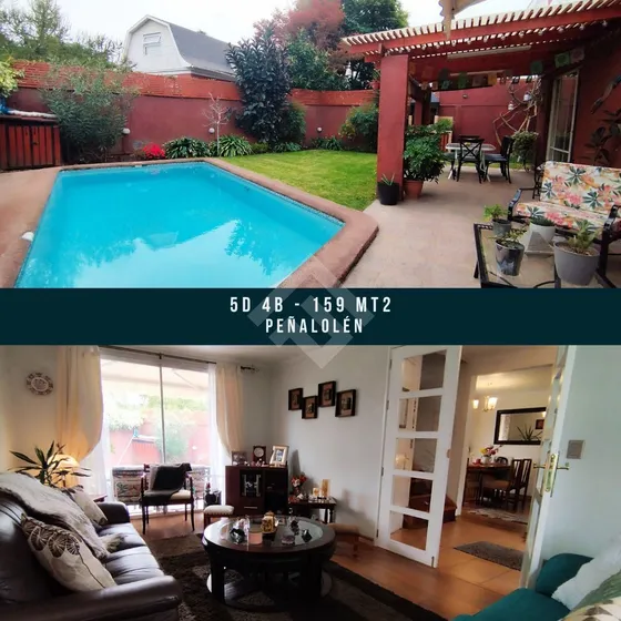 Casa 5d 4b - 159mt2 - Peñalolén