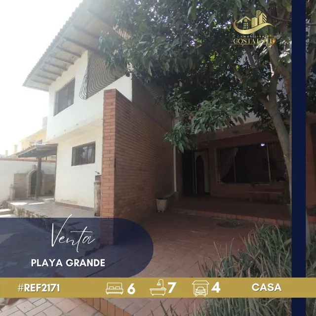 Venta De Casa En Playa Grande Ref 2171