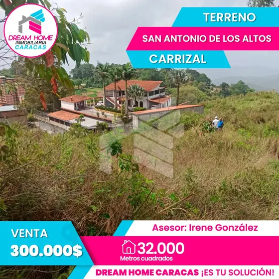 Terreno En Venta Carrizal- San Antonio De Los Altos