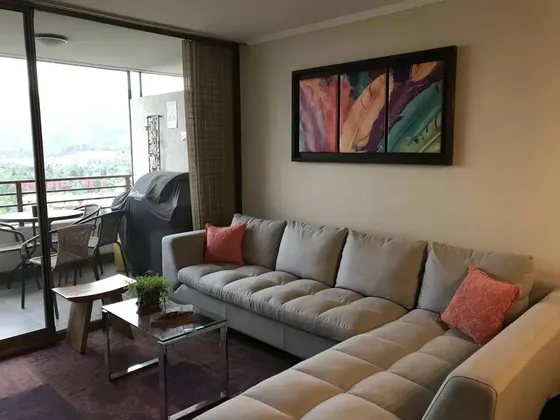 Amplio Departamento Las Condes, 3 Dormitorios, 2b, 1es Y 1