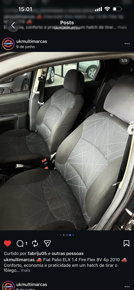 Fiat Palio 2010 1.4 Elx Flex 5p — foto 9