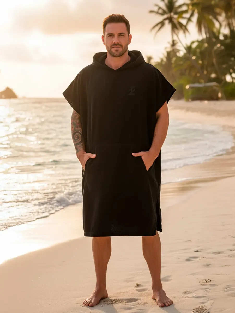 Poncho Surf Atoalhado Roupão para Natação