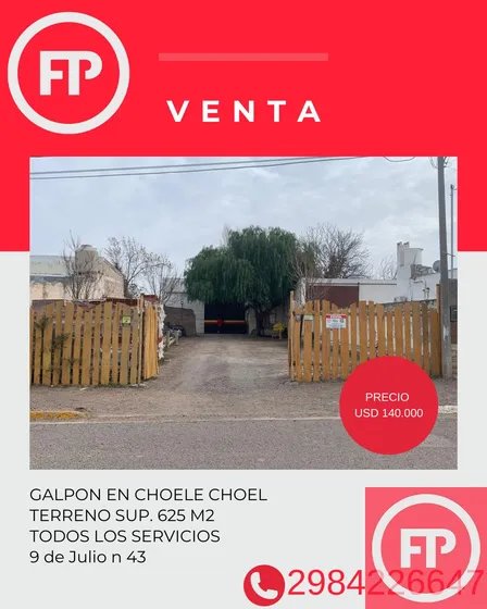 Venta Galpón Choele Choel