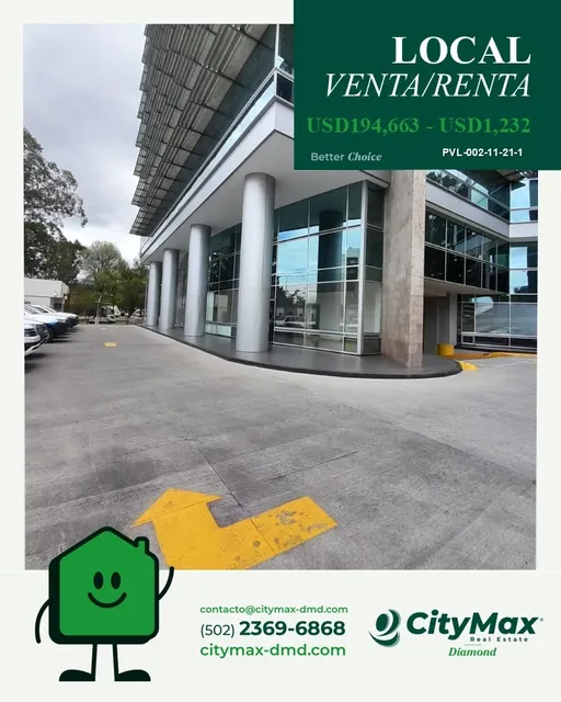 Local En Venta / Renta En Edificio Oficinas Zona 15