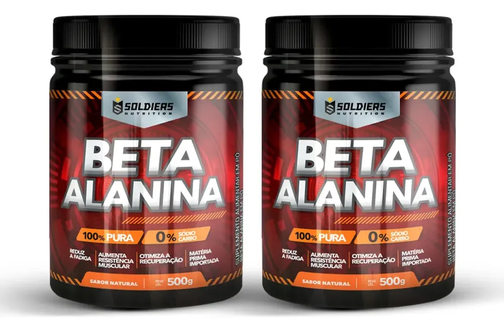 Beta Alanina 1kg Suplemento em Pó Pura - Soldiers Nutrition