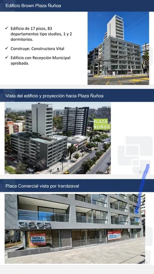 Excelente Local Comercial En Arriendo 85.30 Mts2. Ñuñoa