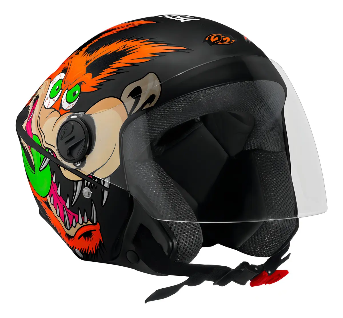 Capacete Aberto Pro Tork New Liberty 3 Coyote Fosco Preto 58 — foto 2