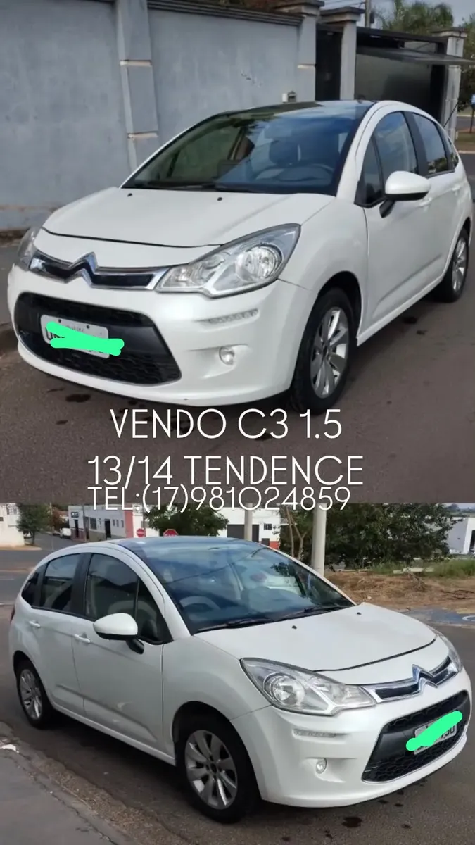 Citroën C3 2014 1.5 Tendance Flex 5p