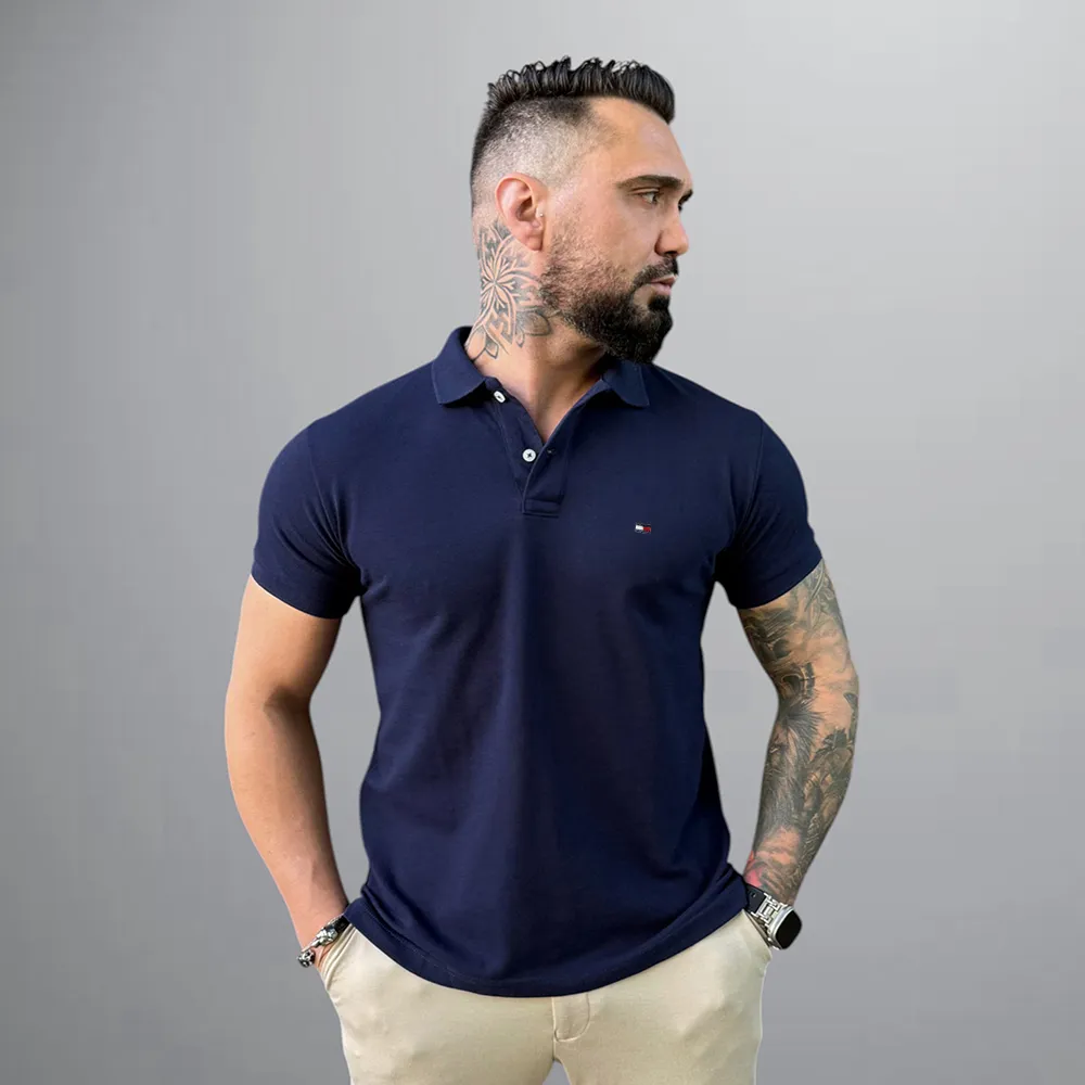 Camisa Polo Tommy Hilfiger Masculina Algodão Importada