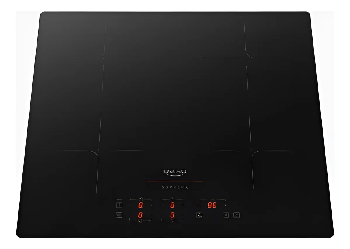 Cooktop De Indução 4 Zonas Dako Supreme 7200w Preto 220v