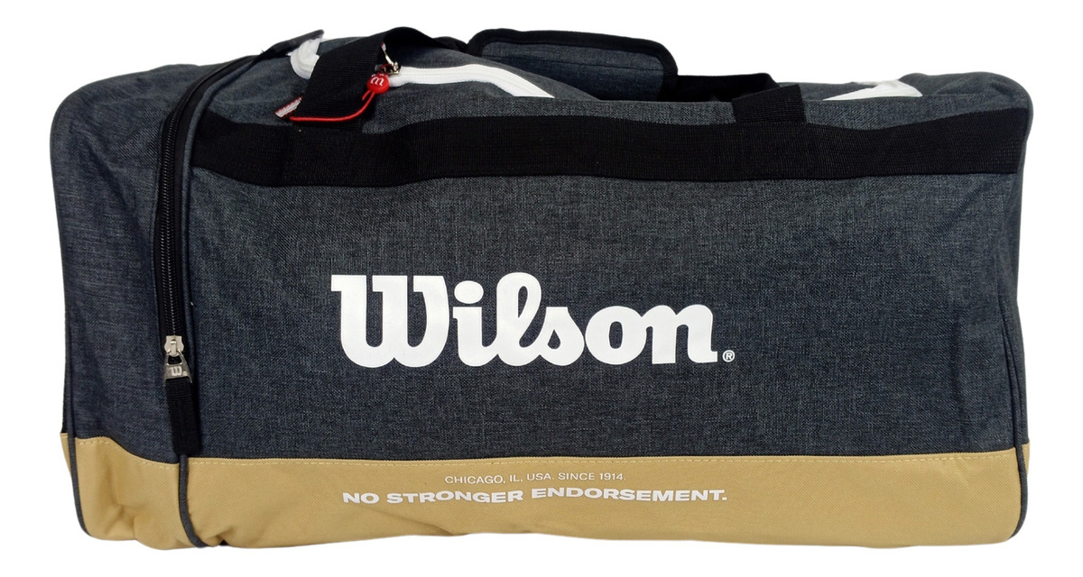 Bolso De Viaje 40L Wilson Hamburgo (Negro) Wilson Papeleta x 1 