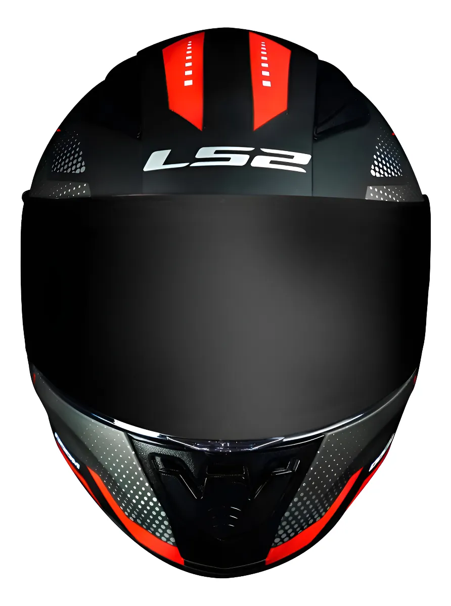 Capacete Ls2 Ff353 Doom Vermelho 62 Vermelho Monocolor Brilhante 62