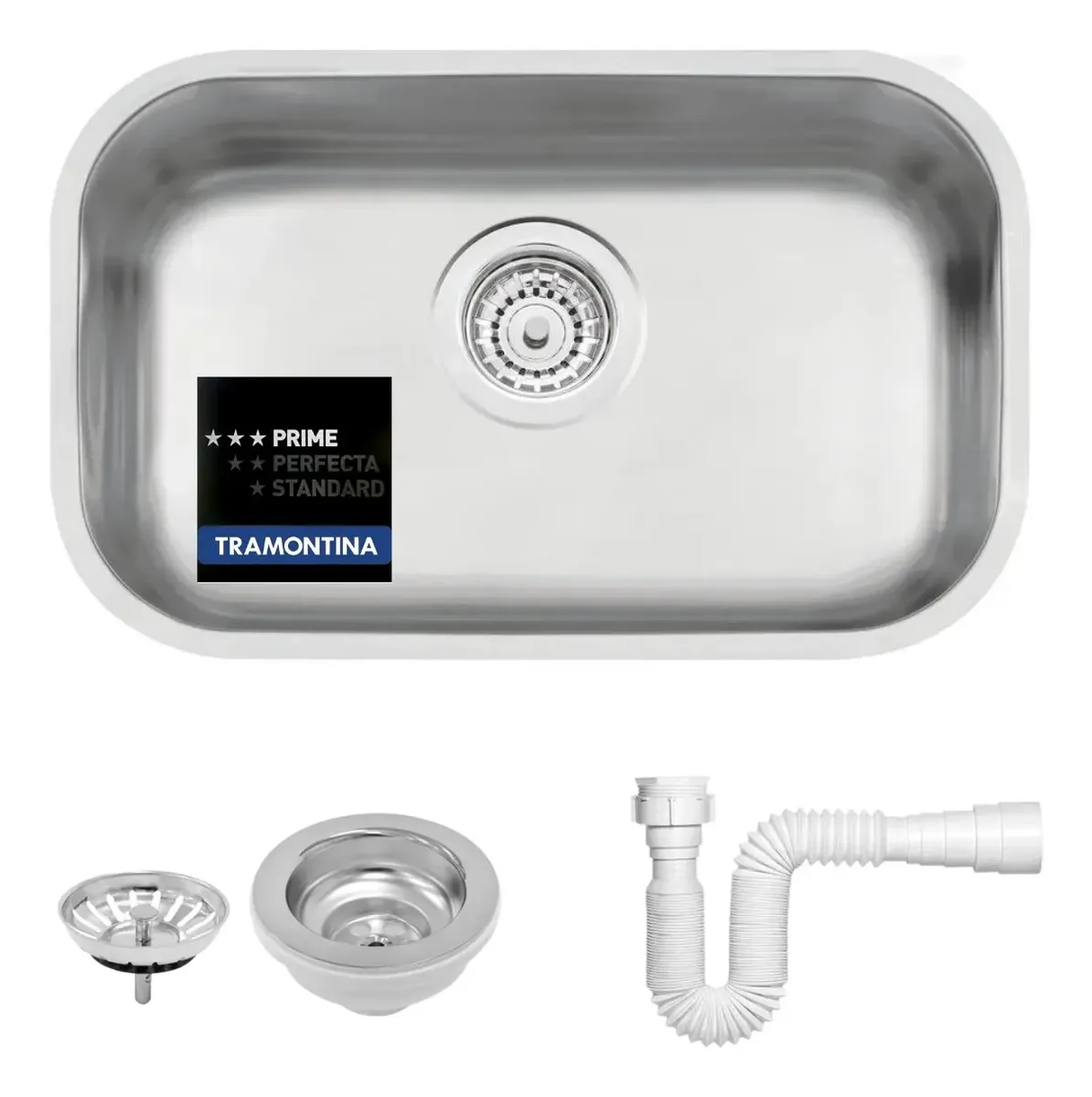 Cuba Tramontina Aço Inox Prime 47x30x17 Número N 1 Cozinha