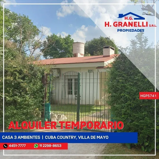 Casa En Alquiler Temporal En Cuba Country Villa De Mayo