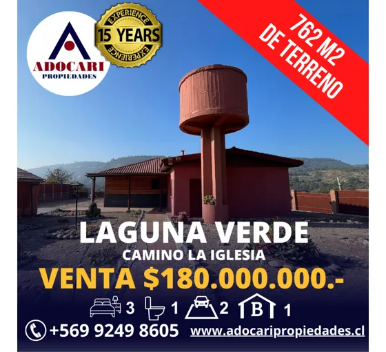 Laguna Verde / Casa Estilo Colonial / 762 M2