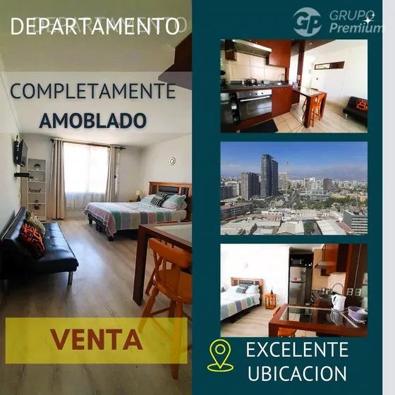 Departamento En Venta Home Studio Amoblado En Santiago